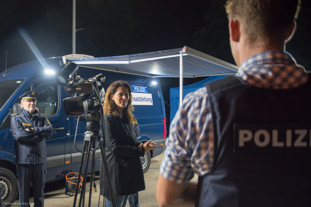 18.71.2018 - Nachtschicht bei der Grenzpolizei - Foto: Judith Schmidhuber
