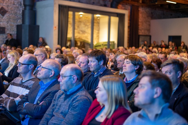 Dr. Markus S&ouml;der kam zur Talkrunde im Vorfeld der Kommunalwahl ins Magazin 3 in Bad Reichenhall - gemeinsam Landratskandidat Bernhard Kern und OB-Kaniddat Dr. Christoph Lung.&nbsp;